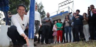 INAUGURA ALFONSO MARTÍNEZ NUEVO POZO PROFUNDO EN FRACCIONAMIENTO ARBOLEDAS