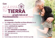 EN 2 DÍAS CIERRA CONVOCATORIA PARA ADQUIRIR LOTES PARA AUTOPRODUCCIÓN DE VIVIENDA