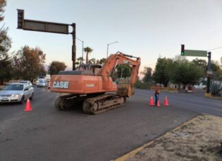 AVISO VIAL POR TRABAJOS DE LIMPIEZA PREVENTIVA EN EL DREN BARAJAS