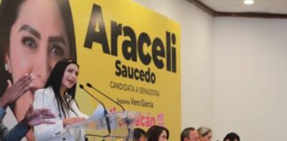 VAMOS A RECORRER TODO EL ESTADO, PARA ESTAR CERCA DE LA GENTE: ARACELI SAUCEDO