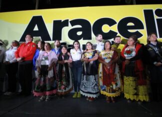 Por la democracia, la libertad, la justicia y la seguridad arranca campaña Araceli Saucedo rumbo al Senado