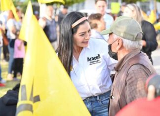 En Zacapu la alianza Fuerza y Corazón por México está fuerte y firme: Araceli Saucedo