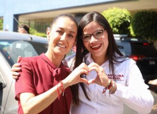 Ratifica Carolina Rangel respaldo total al proyecto de Sheinbaum en Michoacán