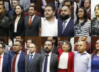 Ante el Pleno de la 75 Legislatura, rinden protesta 14 alcaldes provisionales