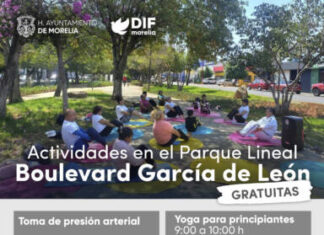 Invitan a jornada de actividades saludables y educativas en el Boulevard García de León