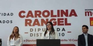 PRESENTA CAROLINA RANGEL AGENDA LEGISLATIVA «10 PARA EL 10»