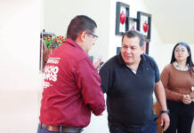 NACHO CAMPOS SE REÚNE CON INTEGRANTES DEL COMITÉ DEL CENTRO HISTÓRICO