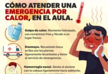 ¿QUÉ HACER EN CASO DE EMERGENCIA EN EL AULA POR EL CALOR?