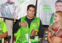 ASEGURA ERNESTO NÚÑEZ HABER DUPLICADO SU ACTIVIDAD EN CAMPAÑA