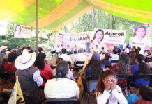 En Tlalpujahua ratifica Araceli Saucedo su compromiso con las y los productores michoacanos