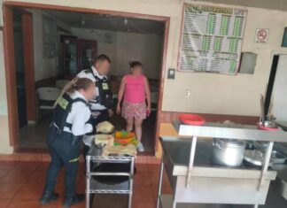 Atiende Policía Morelia flamazo provocado por fuga de gas en taquería