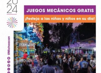 Juegos mecánicos gratis en el Festival de Origen para celebrar el Día del Niño y de la Niña