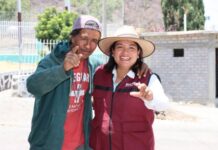 Con entusiasmo la comunidad de Quencio, Coeneo recibe a Erendira Isauro