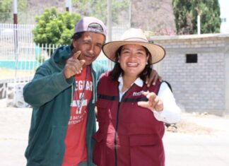 Con entusiasmo la comunidad de Quencio, Coeneo recibe a Erendira Isauro