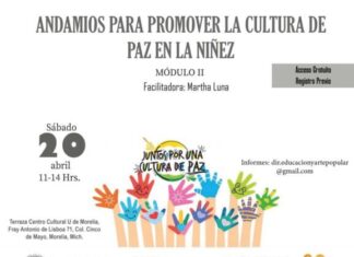 SECULTURA DE MORELIA INVITA AL TALLER ANDAMIOS