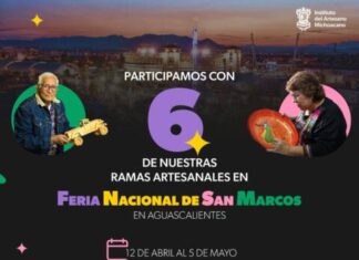ARTESANÍA MICHOACANA LLEGA A LA FERIA NACIONAL SAN MARCOS