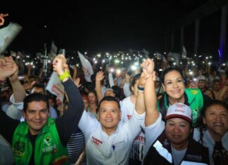 ANTE CIENTOS DE MORELIANOS, TORRES PIÑA LLAMA AL VOTO MASIVO EN FAVOR DE LA 4T