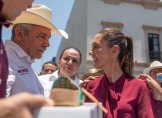 COMO UN ÉXITO ROTUNDO, CALIFICA MORÓN GIRA DE CLAUDIA SHEINBAUM POR MICHOACÁN