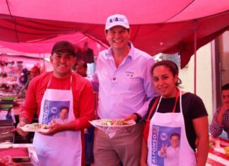 MORELIANOS CELEBRAN CRECIMIENTO DE OBRA PÚBLICA CON ALFONSO MARTÍNEZ