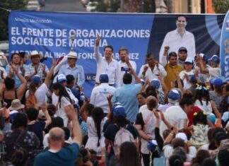 FAMILIAS COMPLETAS DE LA GUADALUPE, SE VUELCAN A FAVOR DE ALFONSO