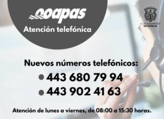 OOAPAS activa 2 números telefónicos para atención a usuarios
