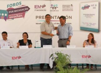 IEM y Cesmich entregaron Concentrado de propuestas a institutos políticos y candidaturas Independientes