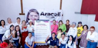Araceli Saucedo y Beto Lucatero firman compromisos con las mujeres, ¡su protección e impulso será una realidad!