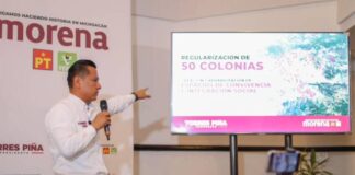 Carlos Torres Piña promete regularización de 50 colonias de Morelia
