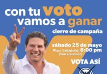 Con tu voto, vamos a ganar: Alfonso Martínez