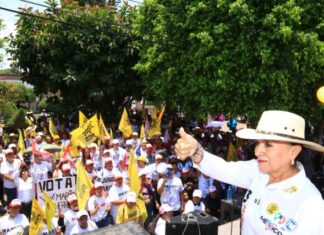 Chucándiro se desborda en apoyo a Julieta Gallardo y Mario Herrera en su cierre de campaña