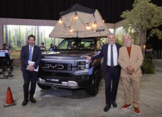 ASISTE BEDOLLA A PRESENTACIÓN DE CAMIONETA HÍBRIDA BYD EN MÉXICO