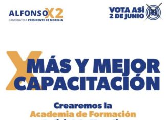 CON ACADEMIA POLICIAL, MORELIA LLEGARÁ A 1,200 EFECTIVOS: ALFONSO