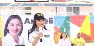 CON LA DECISIÓN PUESTA EN EL VOTO, LAS MUJERES VAN CON LA FUERZA Y EL CORAZÓN POR MÉXICO: ARACELI SAUCEDO