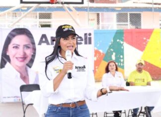 CON LA DECISIÓN PUESTA EN EL VOTO, LAS MUJERES VAN CON LA FUERZA Y EL CORAZÓN POR MÉXICO: ARACELI SAUCEDO