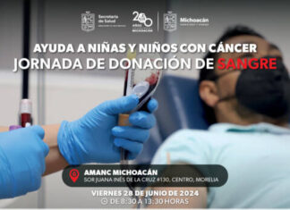 INVITA SSM A DONAR SANGRE PARA AYUDAR A NIÑAS Y NIÑOS CON CÁNCER