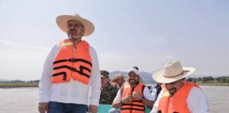 Bedolla supervisa trabajos para recuperación de Lago de Pátzcuaro