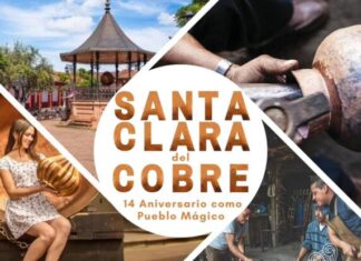 Santa Clara del Cobre celebra 14 años como Pueblo Mágico