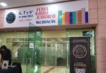 PODER JUDICIAL DE MICHOACÁN INVITA A SU PRIMERA FERIA DEL LIBRO JURÍDICO