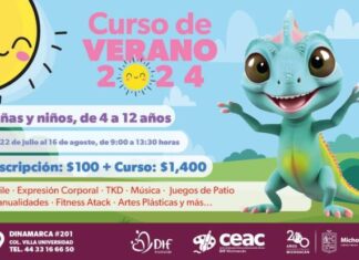 DIF MICHOACÁN ABRE INSCRIPCIONES PARA SU CURSO DE VERANO 2024