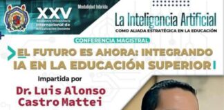 A través del uso de herramientas IA, docentes podrían ahorrar el 40 por ciento de trabajo administrativo: Castro Mattei
