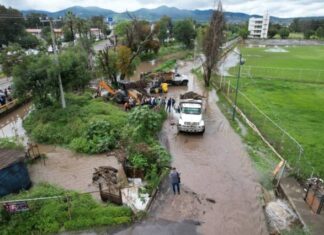 EL GOBIERNO DE MORELIA MANTIENE JORNADAS DE LIMPIEZA EN DREN BARAJAS