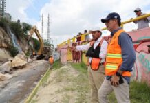 ATIENDE GOBIERNO DE MORELIA DESPRENDIMIENTO DE TALUD