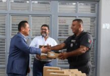 Entrega Torres Piña equipamiento a custodios de centros penitenciarios
