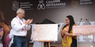 Inaugura Bedolla la Feria Nacional del Cobre