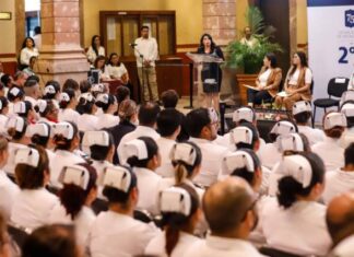 Reconoce Brenda Fraga en el personal de enfermería, a la esencia de la solidaridad y el compromiso social