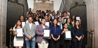 Rinden protestas integrantes del Cabildo Juvenil 2024