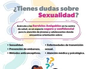 Ofrece SSM servicios amigables a jóvenes para una vida sexual saludable