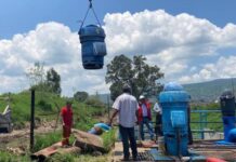 Gobierno Municipal aumenta capacidad de extracción en dren Los Itzícuaros