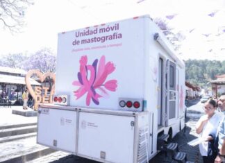 Unidades móviles de mastografía recorren los 113 municipios de Michoacán