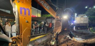 GOBIERNO MUNICIPAL REALIZARÁ PERITAJE POR SOCAVÓN EN AVENIDA CAMELINAS